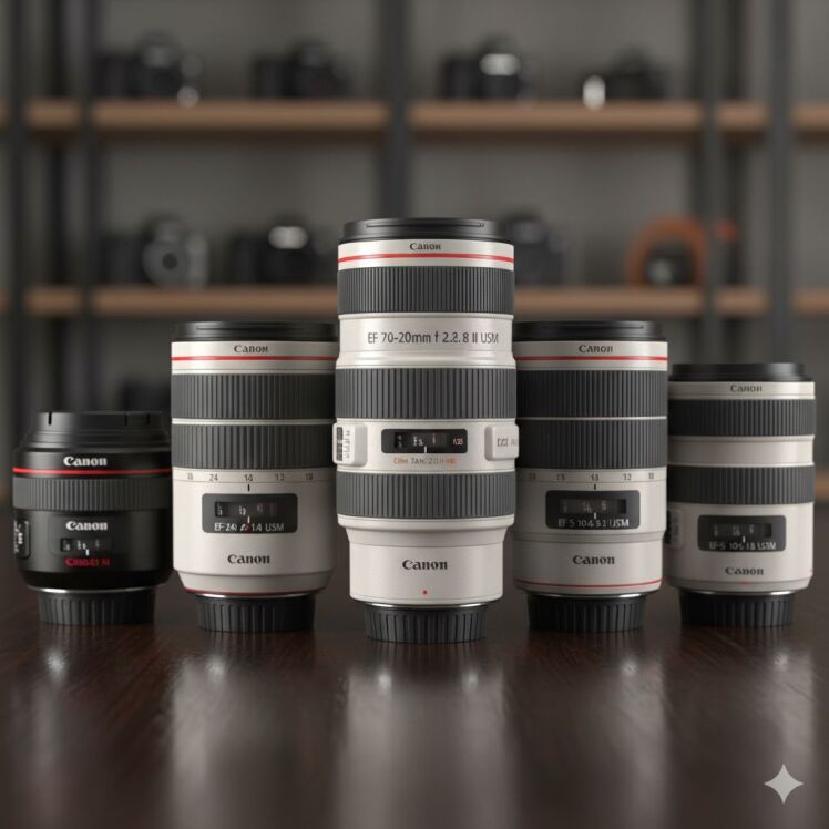 بهترین لنزهای DSLR کانن و لنز مناسب برای عکاسان حرفهای و نیمهحرفهای