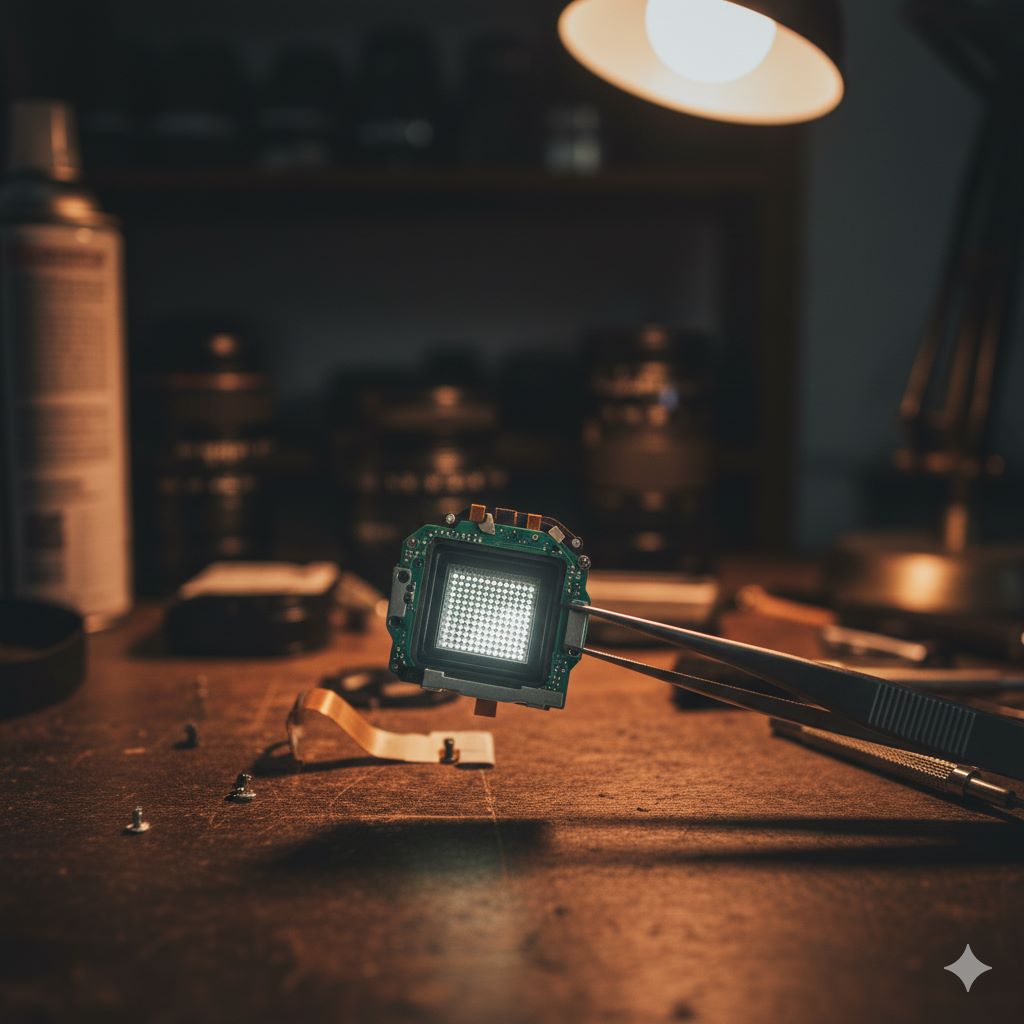 سنسور فوکوس کراس تایپ در DSLRهای قدیمی