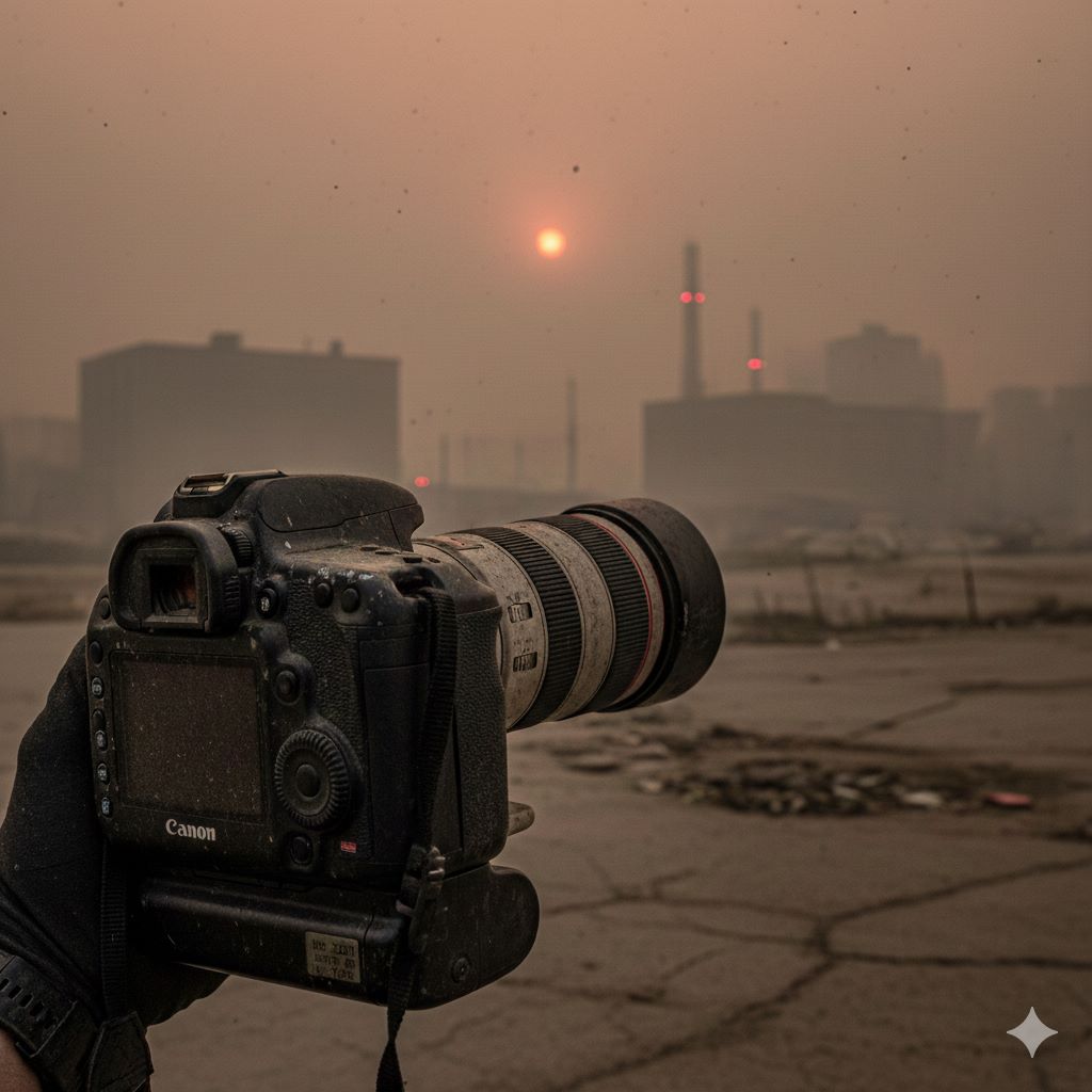 ورود ذرات ریز به داخل دوربین کانن