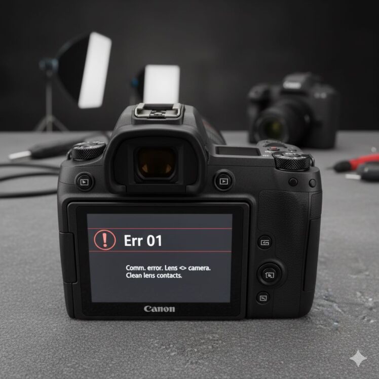 Err 01 دوربین کانن و پیشگیری علمی و روشهای تخصصی جلوگیری از Err 01