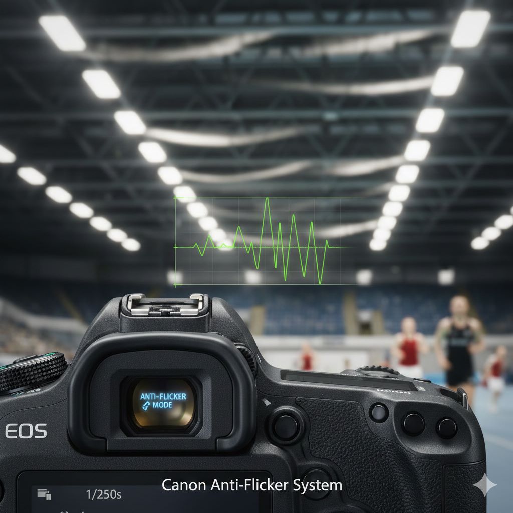 سیستم Anti-Flicker دوربین کانن