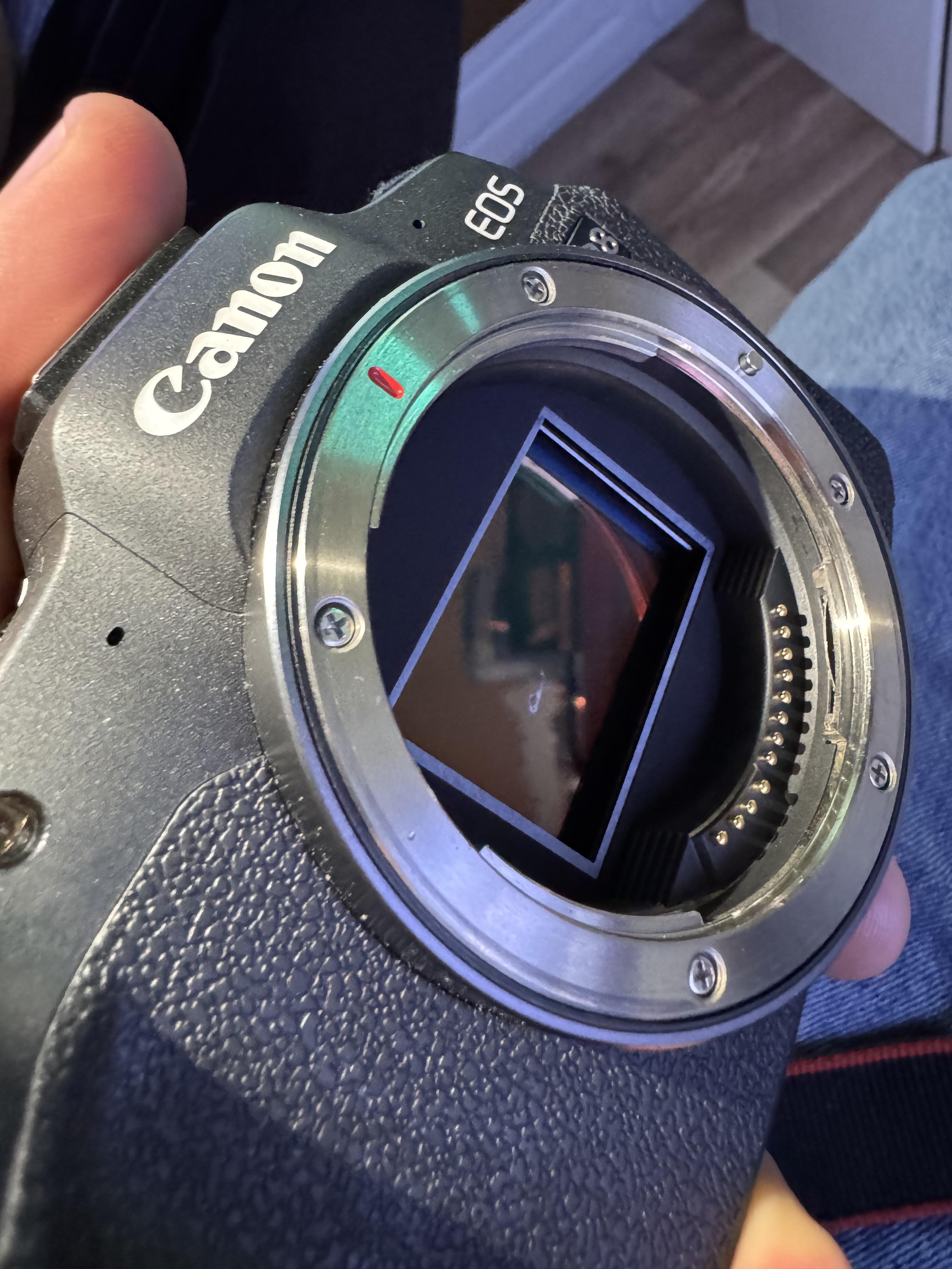 تاثیر محیط بر سنسور و آینه برای محافظت از سنسور دوربین کانن