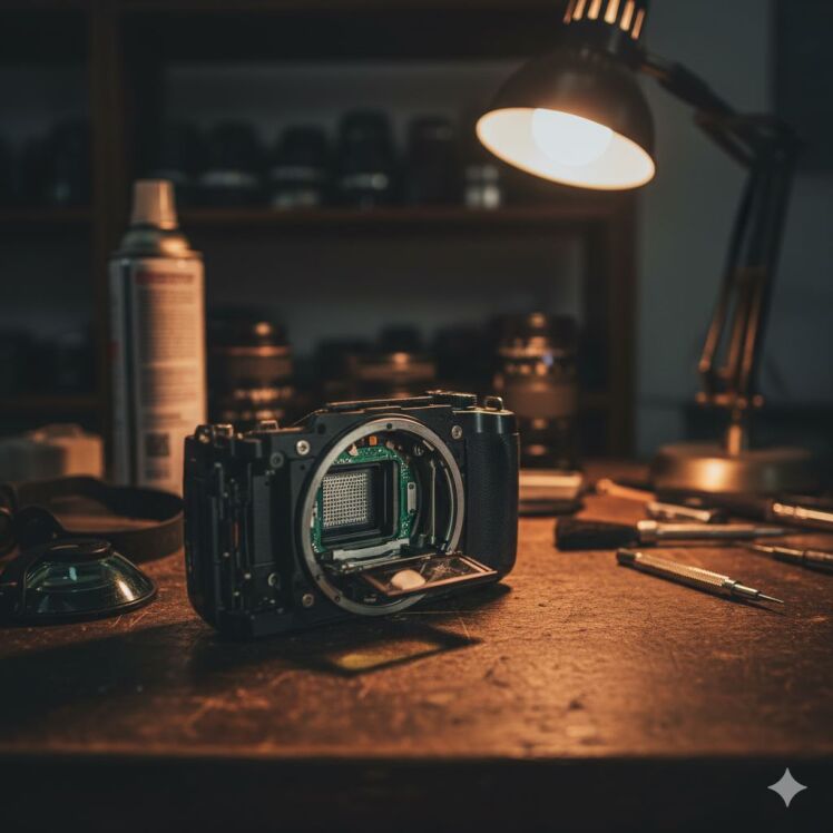 سنسور فوکوس کراس تایپ در DSLRهای قدیمی و پیشگیری و افزایش عمر سنسور