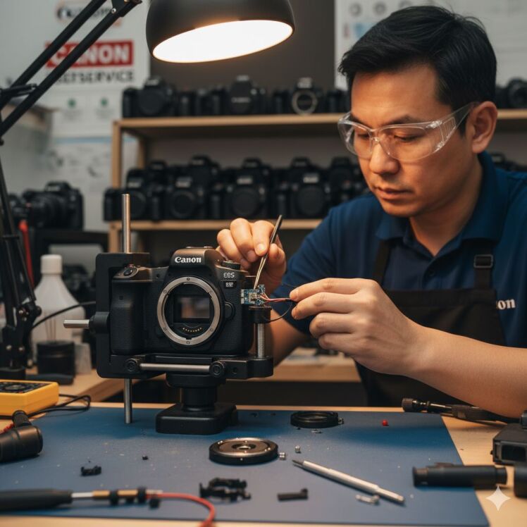 سوکت HDMI دوربین کانن | تعمیر سوکت HDMI و USB شکسته در دوربینهای EOS