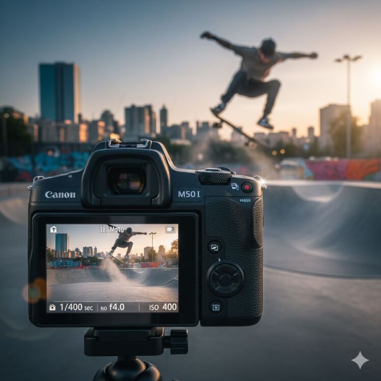 شاتر گیر کرده M50 | عیب‌یابی و تعمیر شاتر در Canon EOS M50 Mark II 