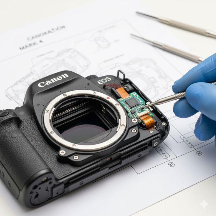 فوکوس و لرزشگیر دوربین 5D تعمیر سیستم AF و IS دوربین EOS 5D Mark IV