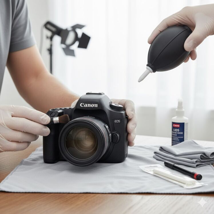 تمیزکاری دوربینهای کانن روشهای اصولی حفاظت از لنز، بدنه و اتصالات