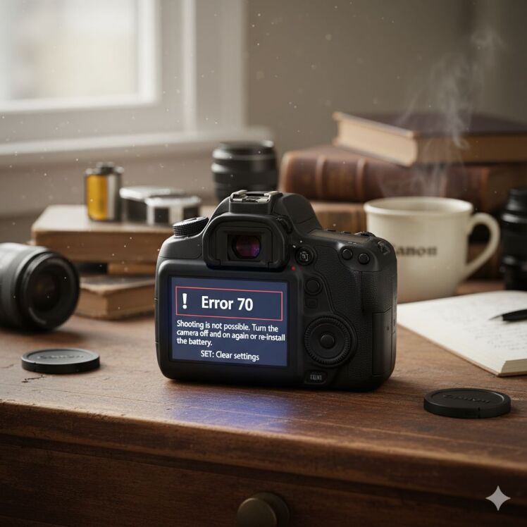 خطای Err 70 کانن | بررسی و روش تعمیر تخصصی در دوربینهای Canon DSLR