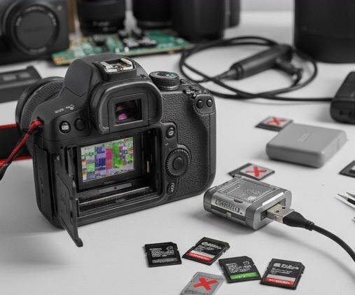 تعمیر کارت حافظه | و خطاهای رایج آن در دوربینهای کانن