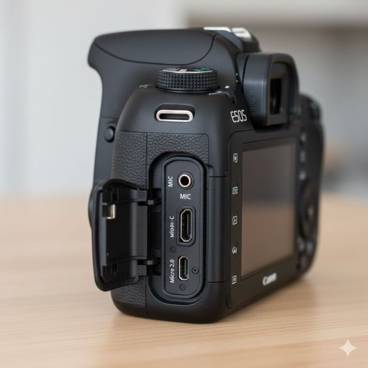 پورت‌های دوربین کانن 250D مشکلات، تعمیرات تخصصی و نکات پیشگیری