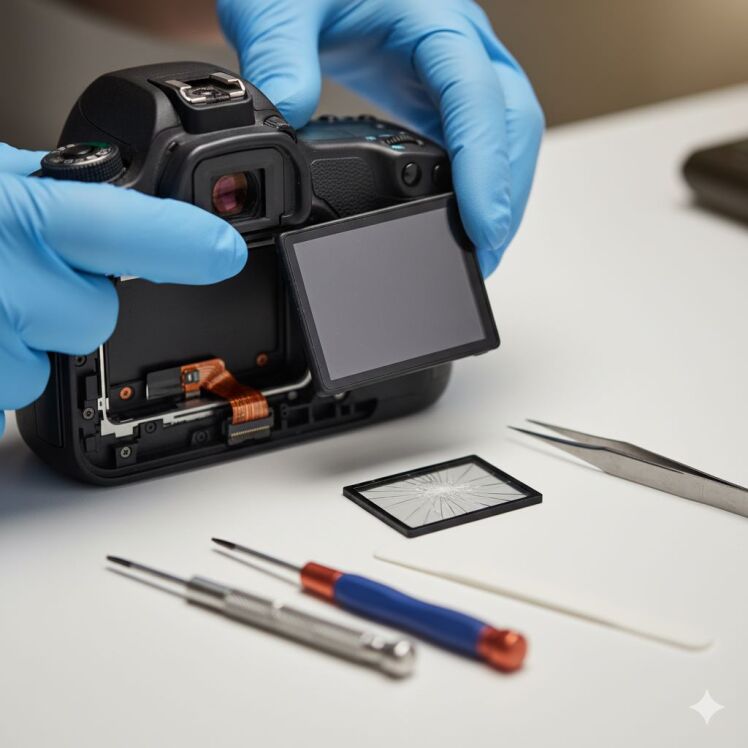 تعمیر صفحه نمایش LCD | دوربین کانن و نکاتی که دانشجویان باید بدانند