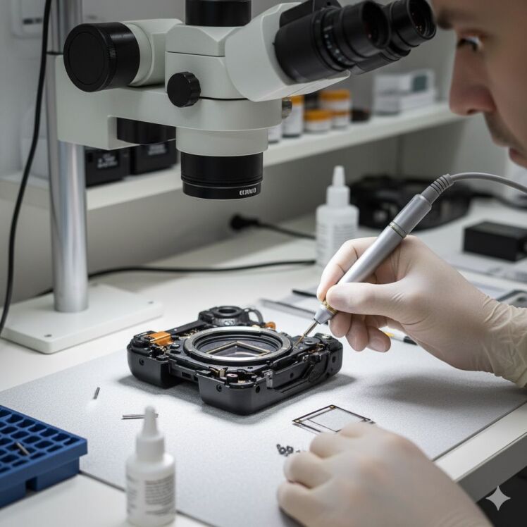 تعمیر سنسور کانن مدار تغذیه و سیستم Dual Pixel در دوربین‌های EOS